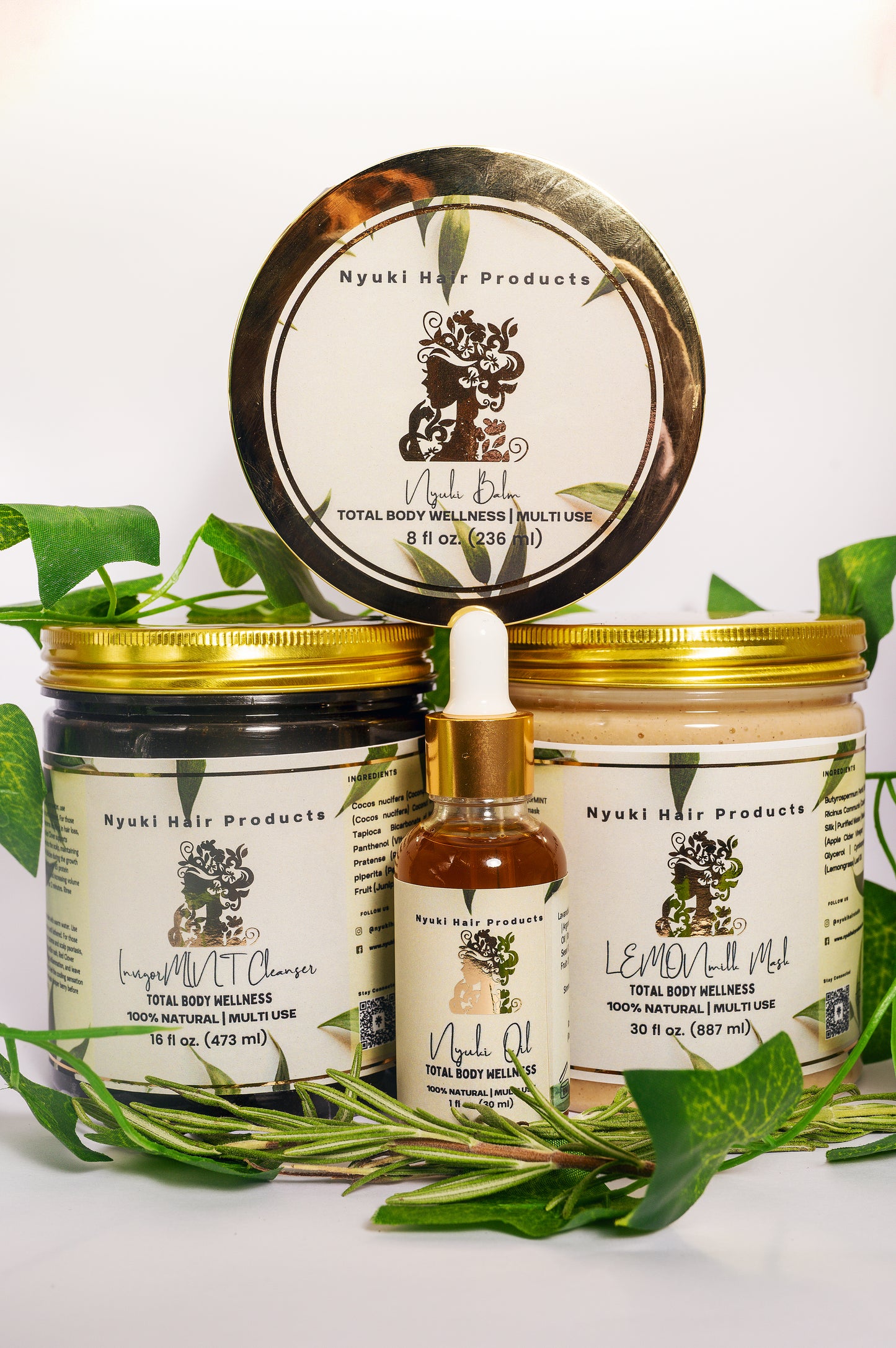 Therapeutic Hair Growth Bundle | Scalp Treatment | Nyuki Hair Products